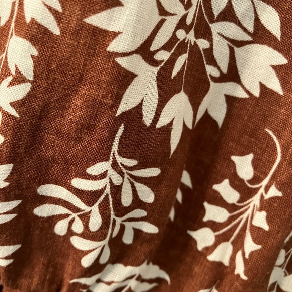 Boho Brown and White Dress - Picture 4 of 5